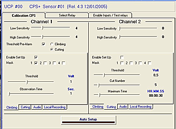 Setting up the system parameters